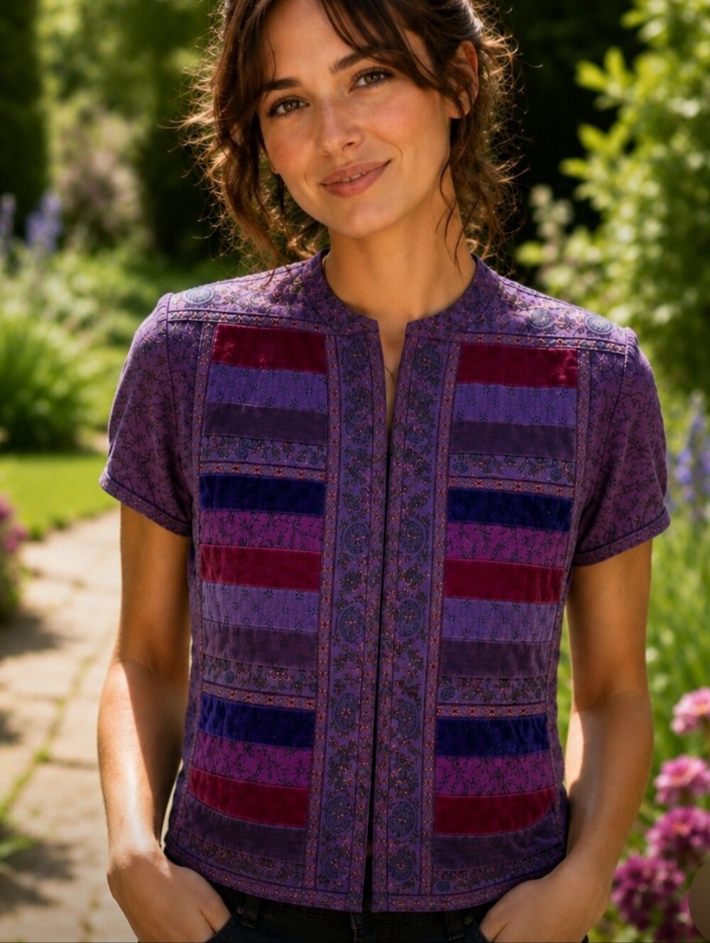 "Bohemian Beauty" Vintage SUTTLES AND SEAWINDS" Vest